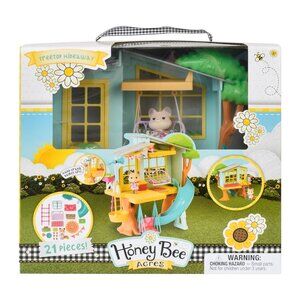 Honey Bee Acres Treetop Hideaway Dollhouse with Miniature Figure